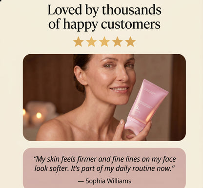 Neck and Face Jaw Massage Colléora Collagen Cream